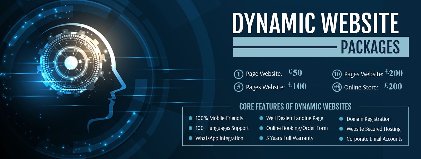 Website Designing Service - Create Business Website. 1Page £50